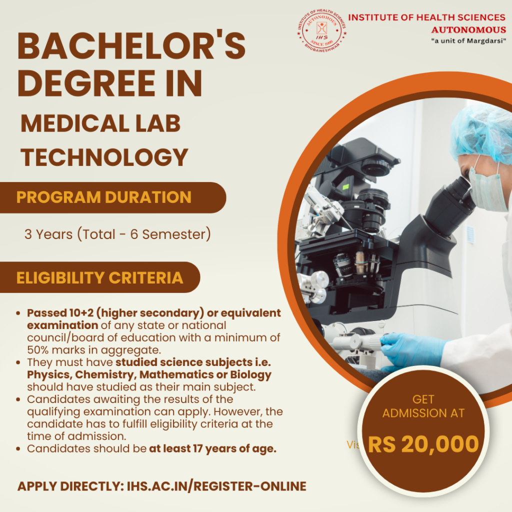 Bachelor's Degree in Medical Lab Technology (BMLT Course